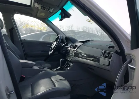 2007 BMW X3 3.0Si from USA, damaged, VIN WBXPC93437WF09134